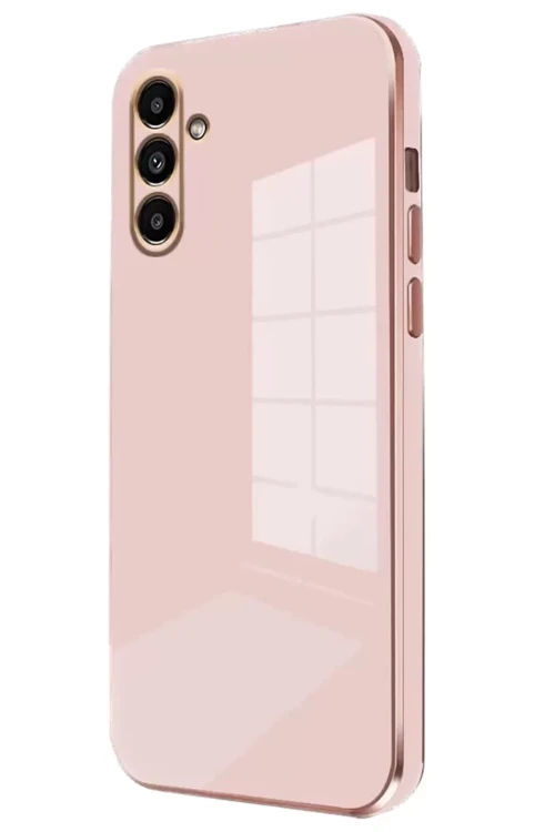 Newface Samsung Galaxy A55 5G Kılıf Volet Silikon - Pembe