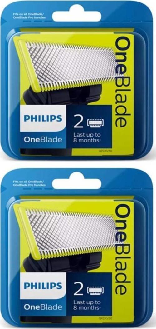 Oneblade Qp220/50 Yedek Bıçak, 2’li Paket, 2 Adet