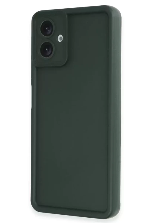 Newface Samsung Galaxy A06 Kılıf Viera Silikon - Koyu Yeşil