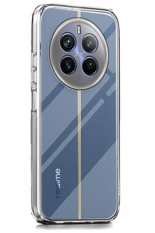 Newface Realme 12 Pro Plus Kılıf Lüx Şeffaf Silikon