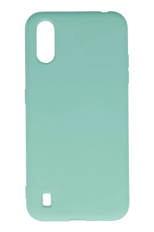 Newface Samsung Galaxy A01 Kılıf Nano İçi Kadife Silikon - Turkuaz