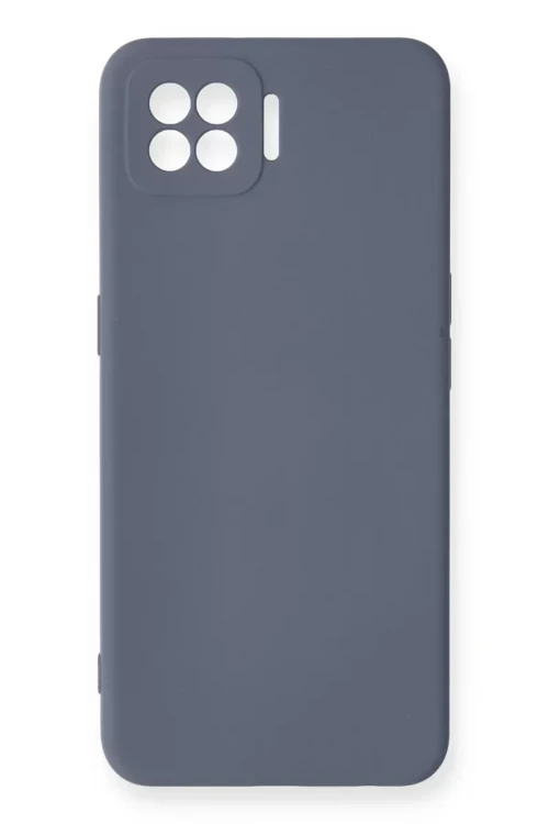 Newface Oppo A73 Kılıf Nano İçi Kadife Silikon - Gri