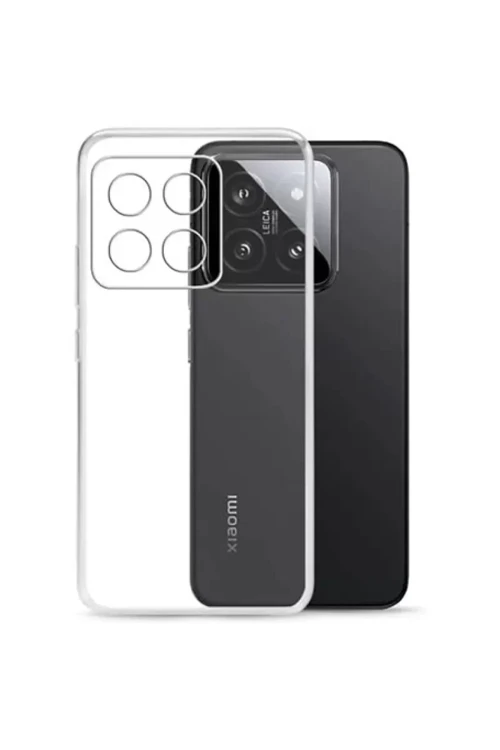 Newface Xiaomi Mi 14T Pro Kılıf Lüx Şeffaf Silikon