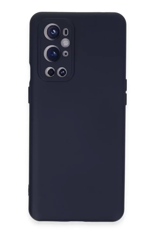 Newface One Plus 9 Pro Kılıf Nano İçi Kadife Silikon - Lacivert