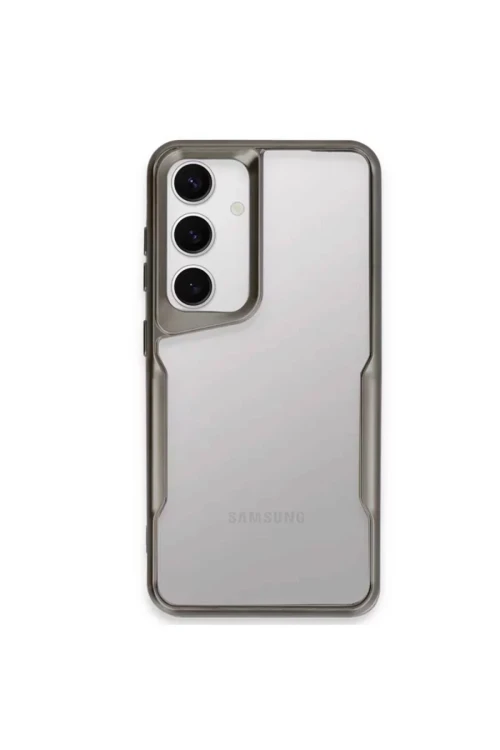 Newface Samsung Galaxy A24 4G Kılıf Boyi Silikon Kapak - Titan Gri