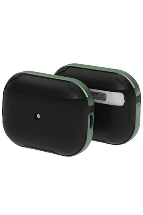 Movenchy Airpods Pro 2 (2.Nesil) Mo-A8 Armor Kılıf - Koyu Yeşil