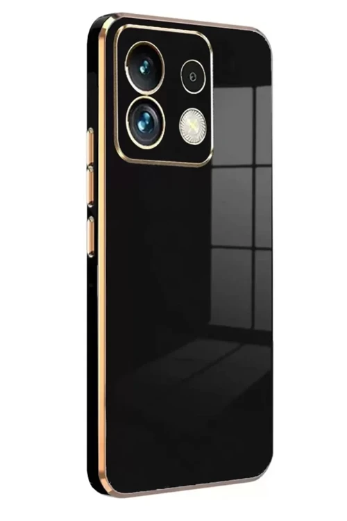Newface Xiaomi Poco M6 Pro 4G Kılıf Volet Silikon - Siyah