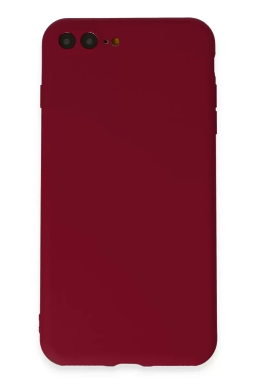 Newface İphone 7 Plus Kılıf First Silikon - Bordo