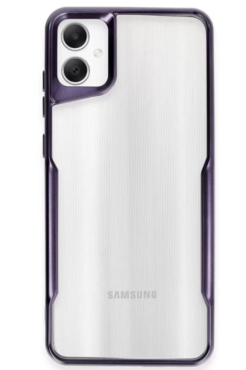 Newface Samsung Galaxy A05 Kılıf Boyi Silikon Kapak - Derin Mor