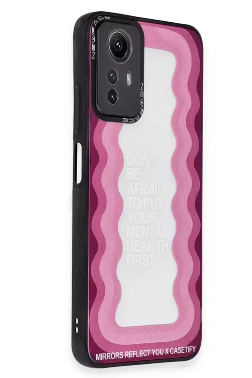 Newface Xiaomi Redmi Note 12 Pro 5G Kılıf Mirror Desenli Kapak - Mirror - 11