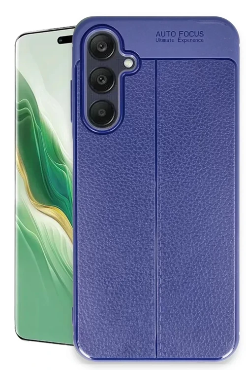 Newface Samsung Galaxy A15 4G Kılıf Auto Focus Kapak - Lacivert