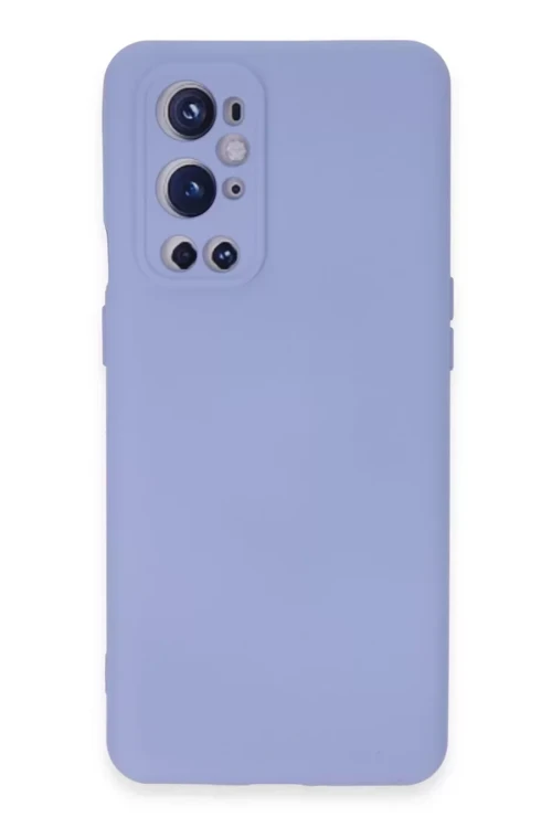 Newface One Plus 9 Pro Kılıf Nano İçi Kadife Silikon - Lila
