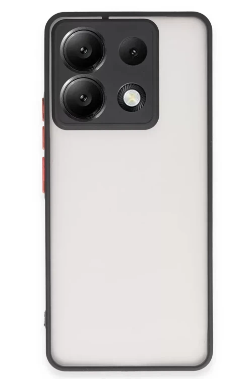 Newface Xiaomi Redmi Note 13 5G Kılıf Montreal Silikon Kapak - Siyah