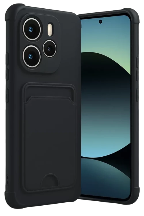 Newface Xiaomi Redmi Note 14 4G Kelvin Kartvizitli Silikon - Siyah