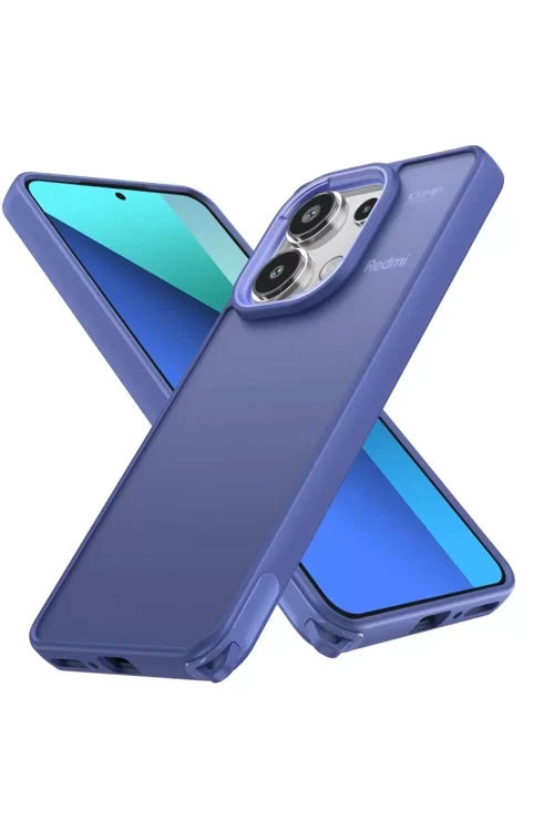 Newface Xiaomi Redmi Note 13 Pro 4G Kılıf Elegant Kapak - Açık Mavi