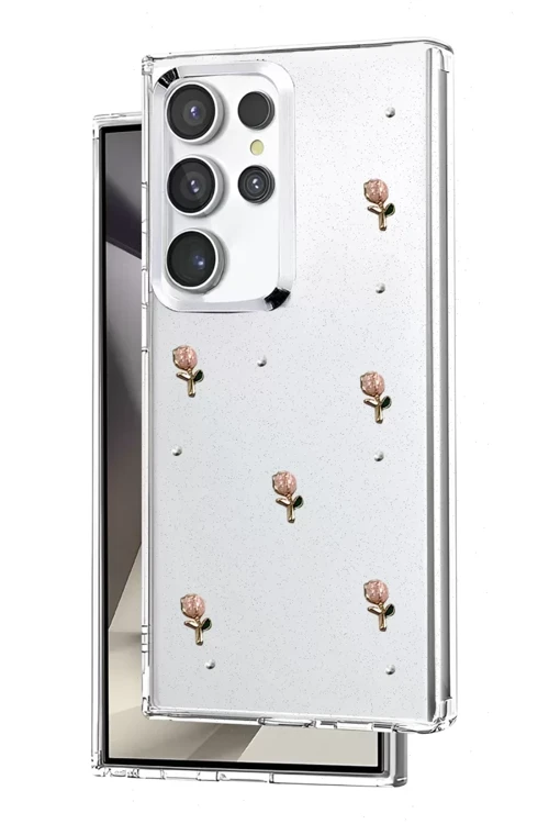 Newface Samsung Galaxy S23 Ultra Fiyonk Desenli Kapak - Desen 6