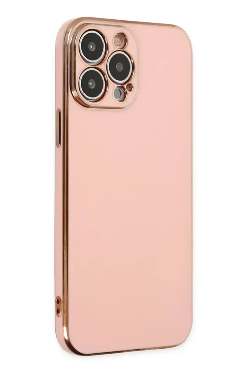 Newface İphone 14 Pro Max Kılıf Volet Silikon - Pembe