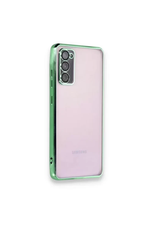 Newface Samsung Galaxy S20 Fe Kılıf Razer Lensli Silikon - Yeşil