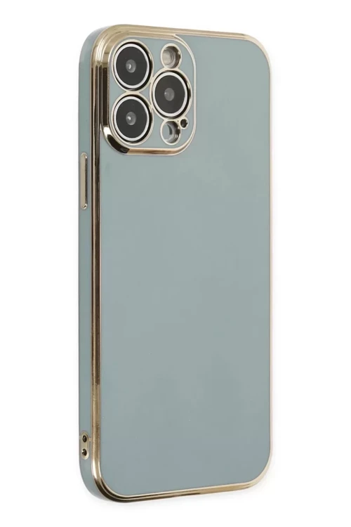 Newface İphone 14 Pro Max Kılıf Volet Silikon - Açık Yeşil