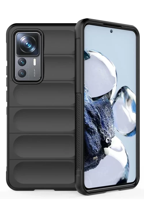 Newface Xiaomi Mi 12T Pro Kılıf Optimum Silikon - Siyah