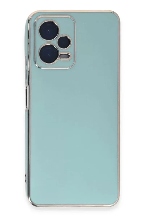 Newface Xiaomi Redmi Note 12 Pro 5G Kılıf Volet Silikon - Açık Yeşil