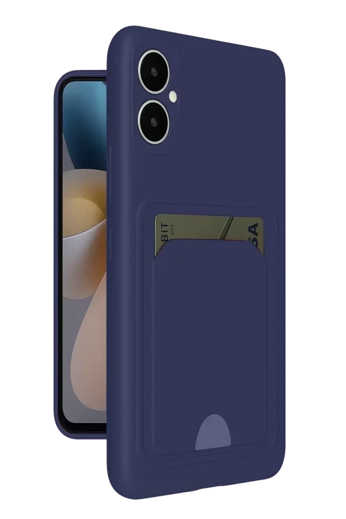 Newface Samsung Galaxy A05 Kelvin Kartvizitli Silikon - Lacivert