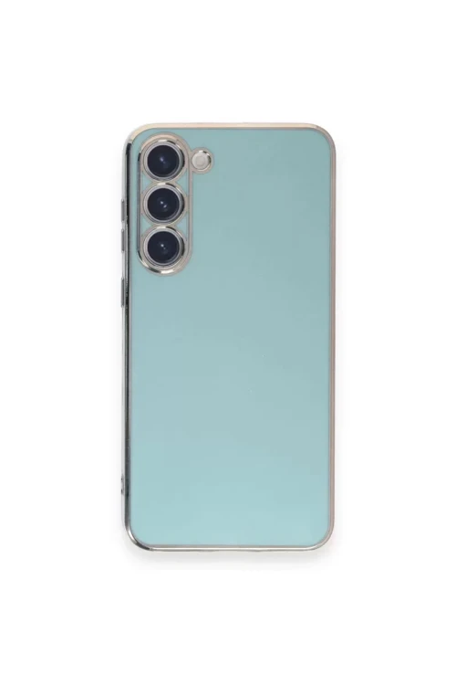 Newface Samsung Galaxy S23 Plus Kılıf Volet Silikon - Açık Yeşil