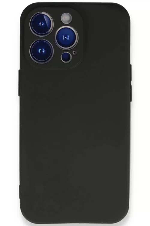 Newface İphone 14 Pro Kılıf First Silikon - Siyah