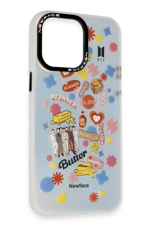 Newface İphone 14 Pro Max Kılıf Estoril Desenli Kapak - Estoril - 16