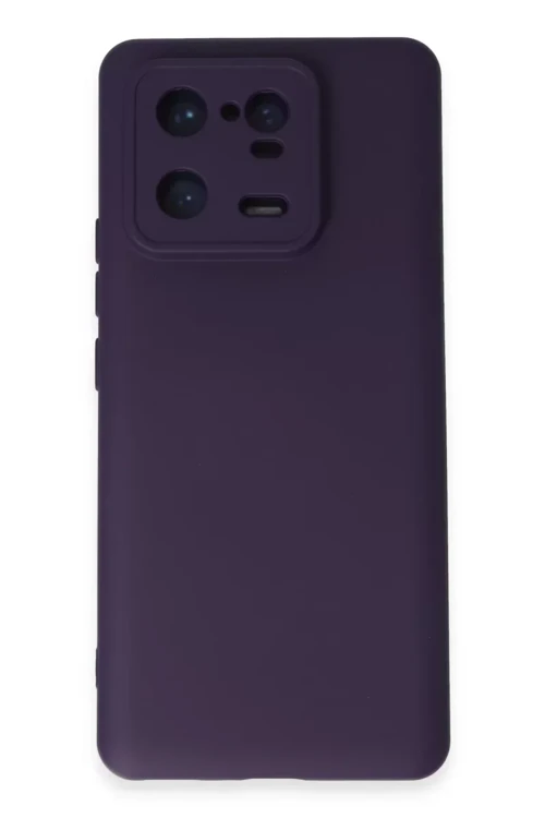 Newface Xiaomi Mi 13 Pro Kılıf Nano İçi Kadife Silikon - Mor