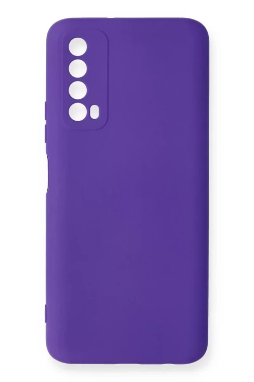 Newface Huawei P Smart 2021 Kılıf Nano İçi Kadife Silikon - Mor