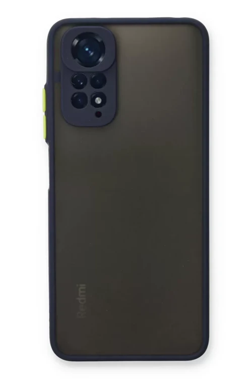 Newface Xiaomi Redmi Note 11 Pro Kılıf Montreal Silikon Kapak - Lacivert