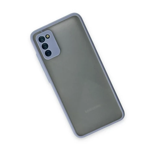 Samsung Galaxy A02S Kılıf Montreal Silikon Kapak - Gri