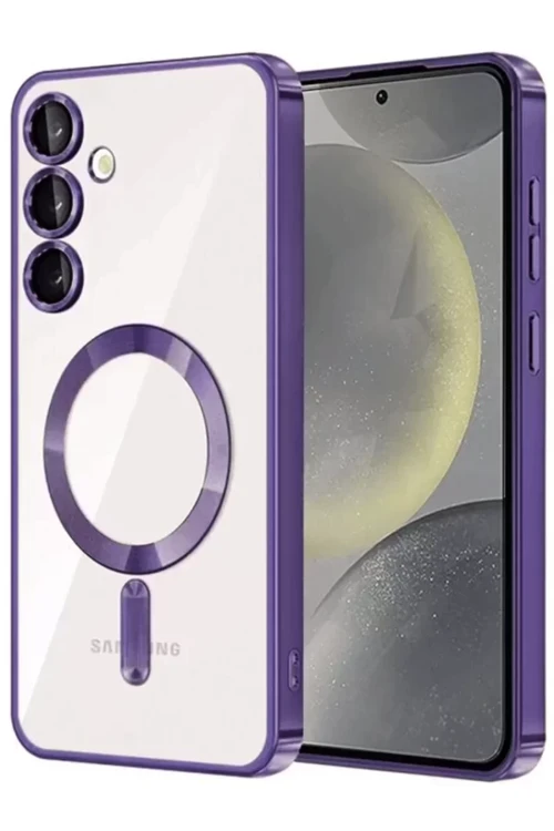 Newface Samsung Galaxy A17 5G Kross Magneticsafe Kapak - Mor