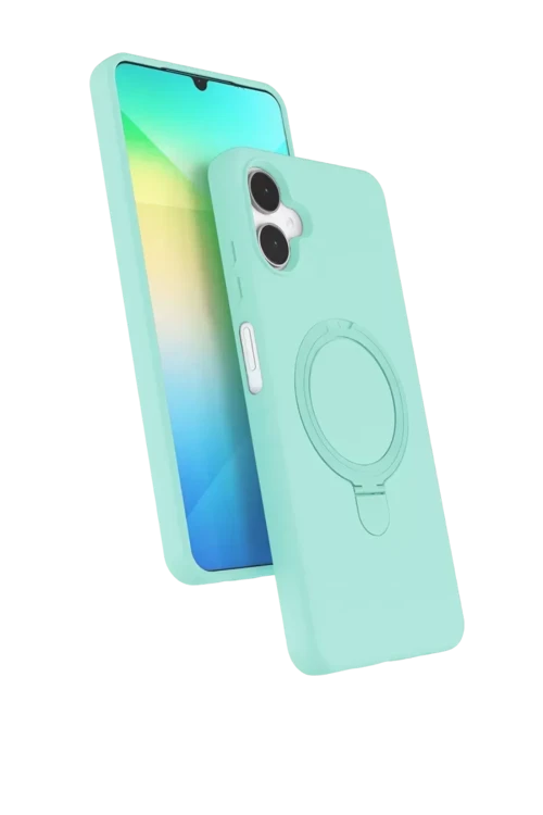 Newface Samsung Galaxy A06 Regal Magsafe Standlı Kapak - Su Yeşili