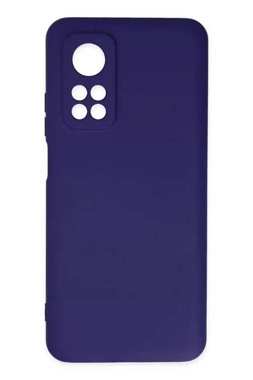 Newface Xiaomi Mi 10T Kılıf Nano İçi Kadife Silikon - Mor