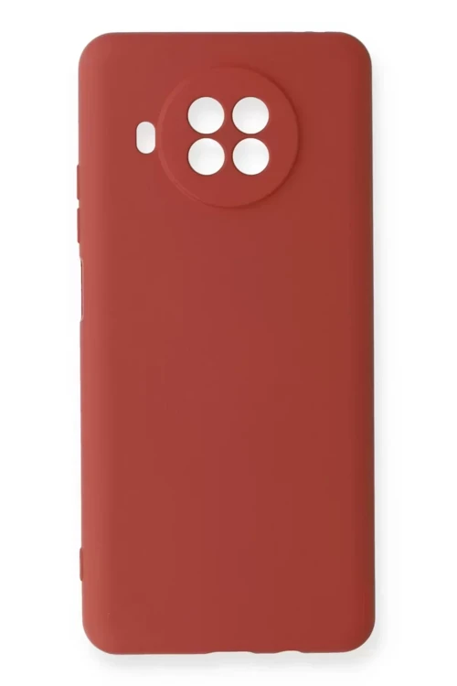 Newface Xiaomi Mi 10T Lite Kılıf Nano İçi Kadife Silikon - Kiremit