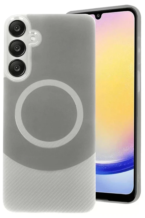 Newface Samsung A26 Kılıf Maya Karbon Kapak - Gri