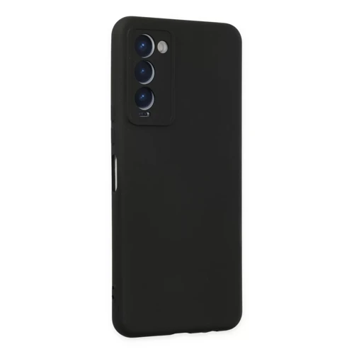 Tecno Camon 18 Kılıf Nano İçi Kadife Silikon - Siyah