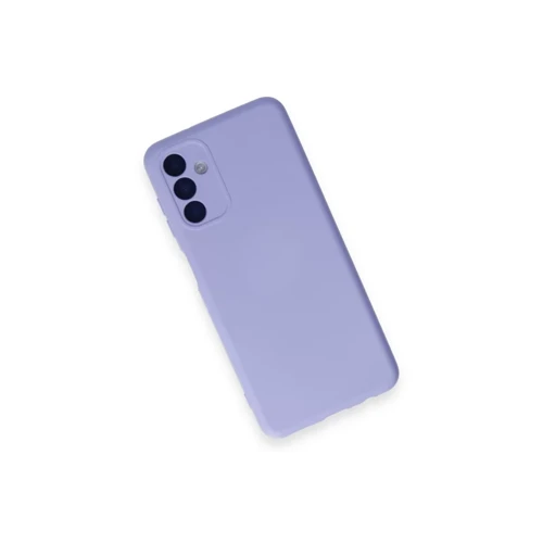 Samsung Galaxy A14 4G Kılıf Nano İçi Kadife Silikon - Lila