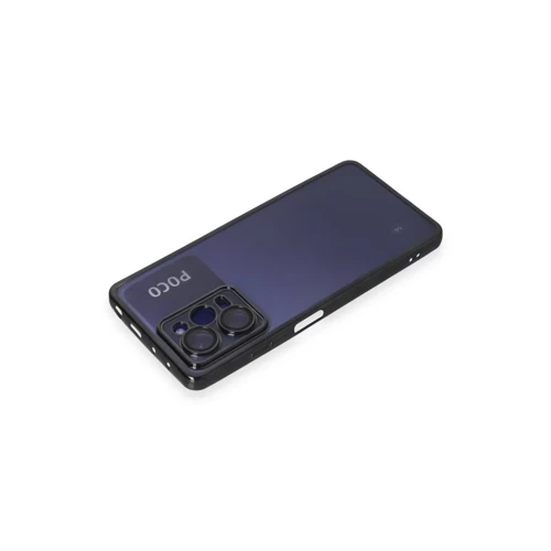 Xiaomi Poco X5 Pro 5G Kılıf Razer Lensli Silikon - Siyah