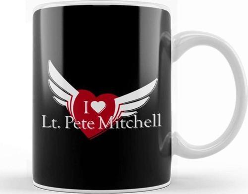 Top Gun I Love Peter Mitchell Maverick Kupa Bardak Porselen