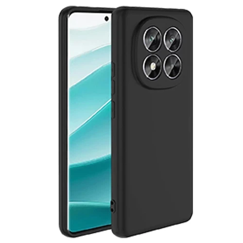 Xiaomi Redmi Note 14 Pro 5G Kılıf Nano İçi Kadife Silikon - Siyah