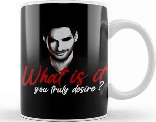 What İs İt You Truly Desire Lucifer 01 Kupa Bardak Porselen