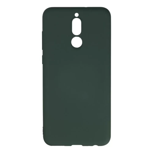 Huawei Mate 10 Lite Kılıf Nano İçi Kadife Silikon - Koyu Yeşil