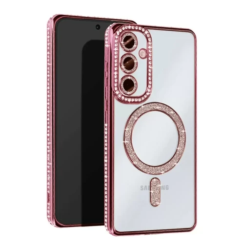Samsung Galaxy S25 Edge Joke Simli Magneticsafe Kılıf - Pembe