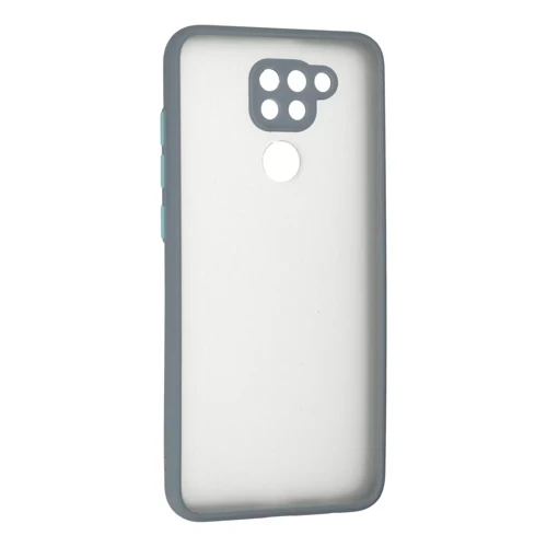 Xiaomi Redmi Note 9 Kılıf Montreal Silikon Kapak - Gri