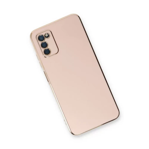 Samsung Galaxy A03S Kılıf Volet Silikon - Pembe