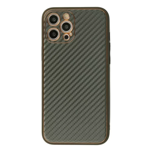 İphone 12 Pro Kılıf Coco Karbon Silikon - Füme