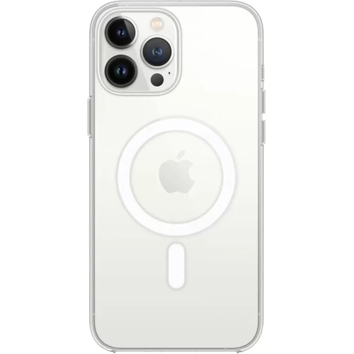 İphone 15 Pro Max Kılıf Magneticsafe Şeffaf Silikon - Şeffaf